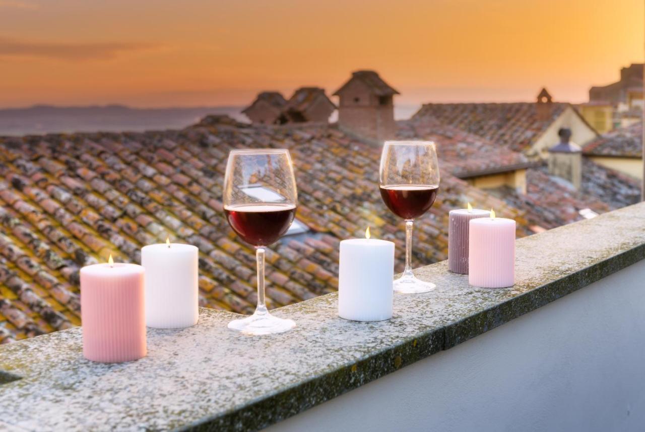 Apartmán Terrazza Silena, Centro Storico Con Vista Cortona! Exteriér fotografie